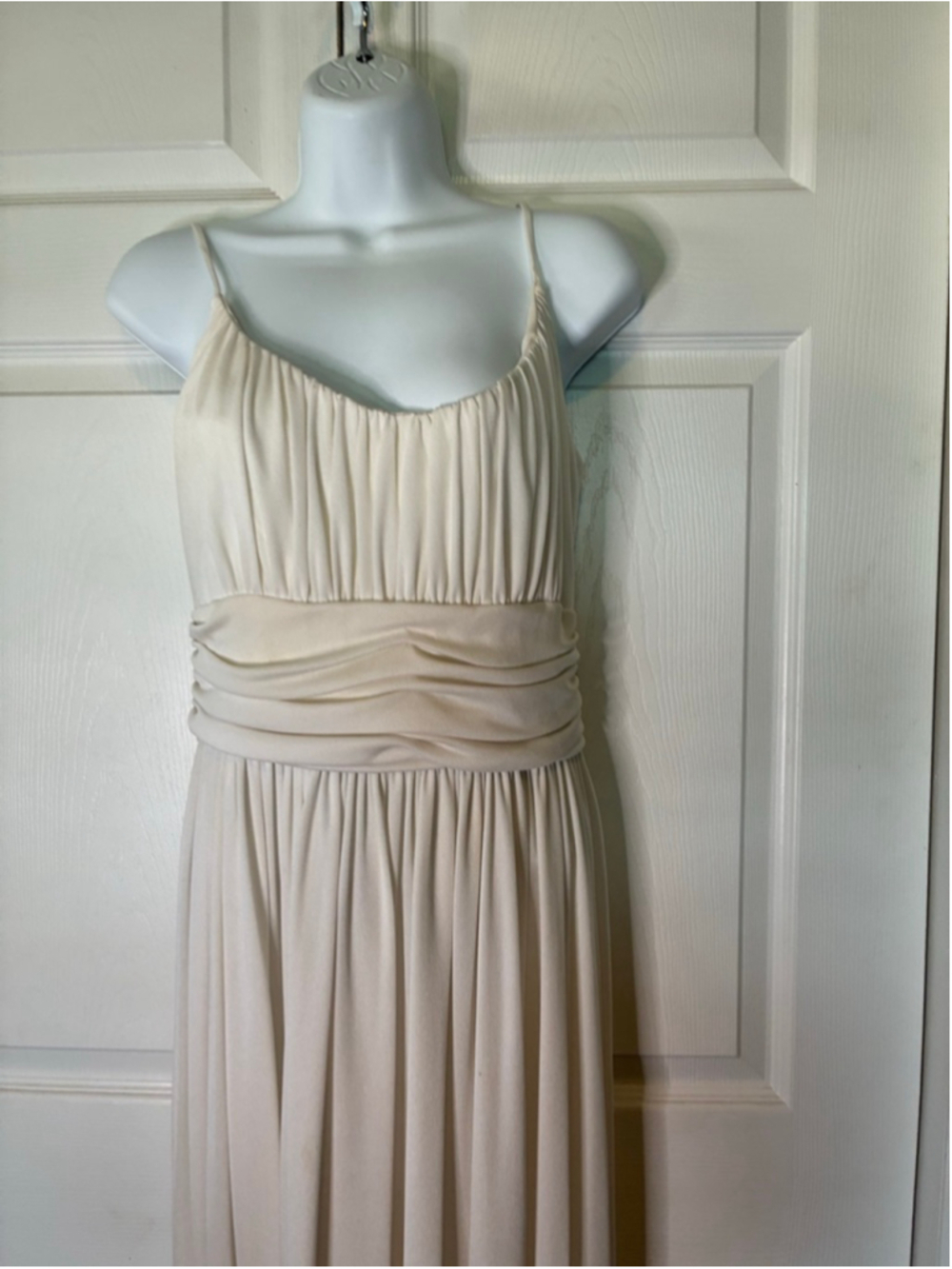 Women's Romantica by Victor Costa White Maxi Dress - Picture 3 of 7